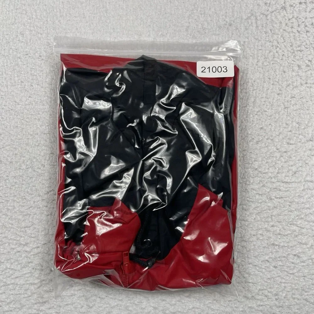 Chicago Bulls Jacket Mens Large Pullover Windbreaker Vintage NBA Basketball Coat